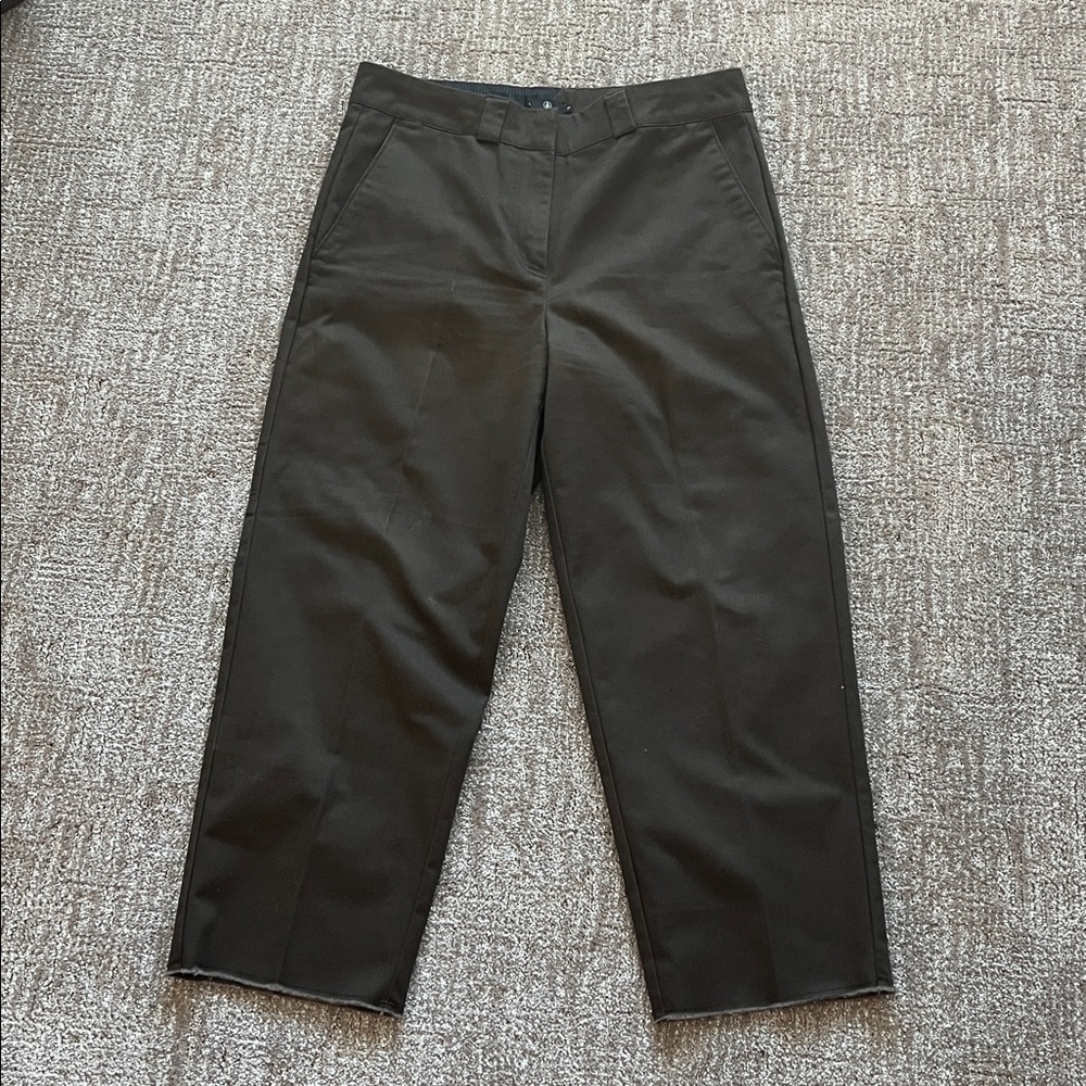 Volcom Brown Cropped Trousers 27